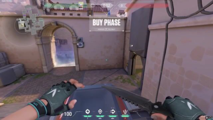 A site peek to T pregame wall