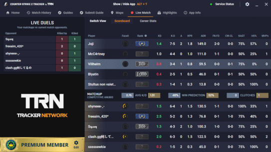 Live Match Scoreboard
