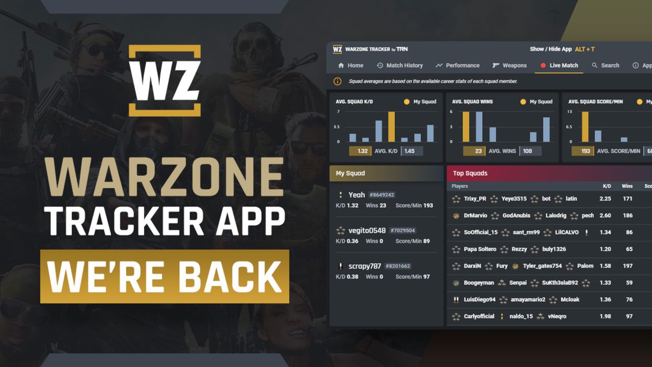 The Warzone Tracker Overwolf App Returns Cod Warzone Tracker