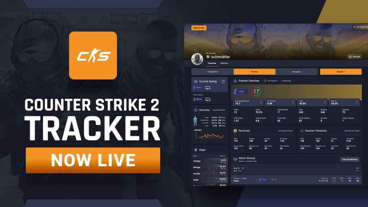 CSGO live stats check trackers sites. Where to check