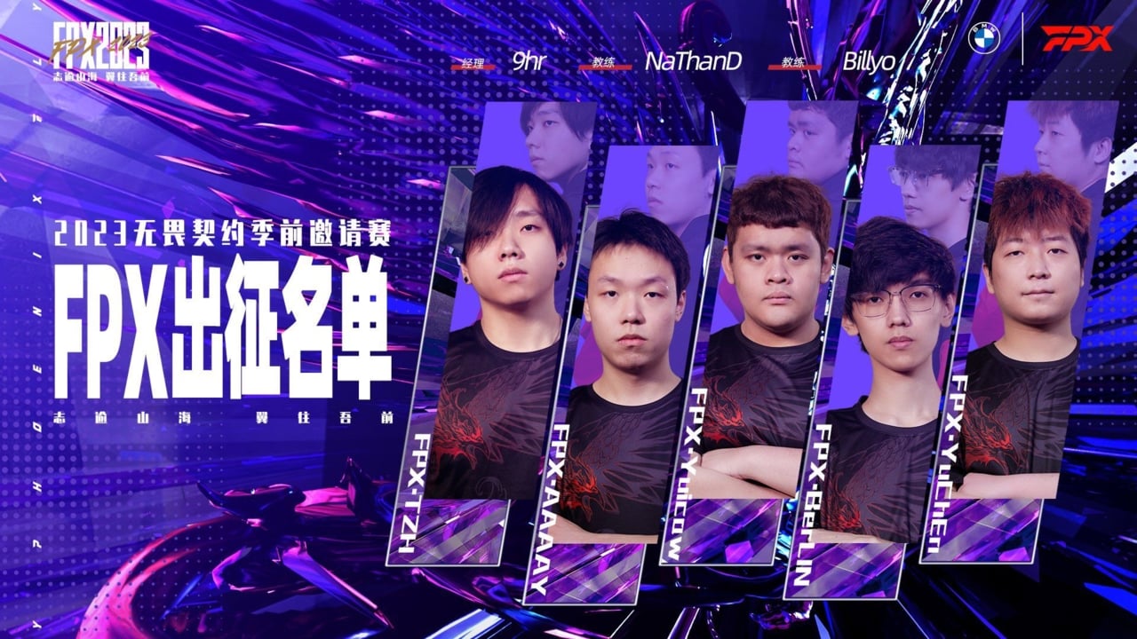 FPX Announced Their 2023 Roster For League Of Legends