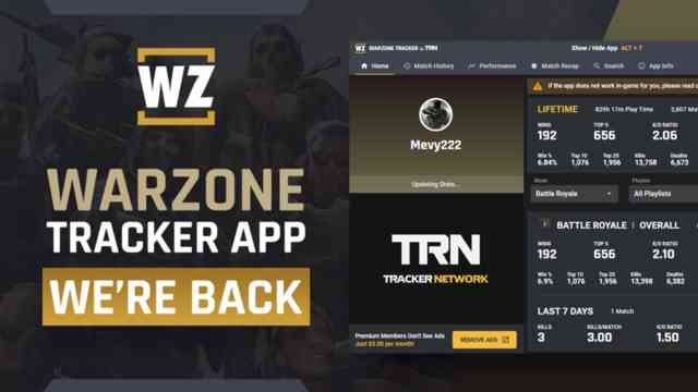 Return Of The Warzone Tracker Overlay!
