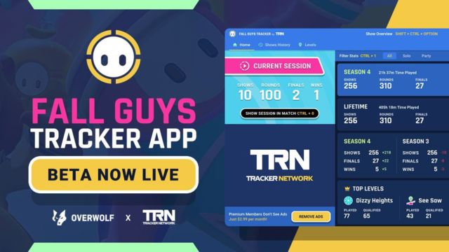 Fall Guys Tracker In-Game App Beta Is Now Available!