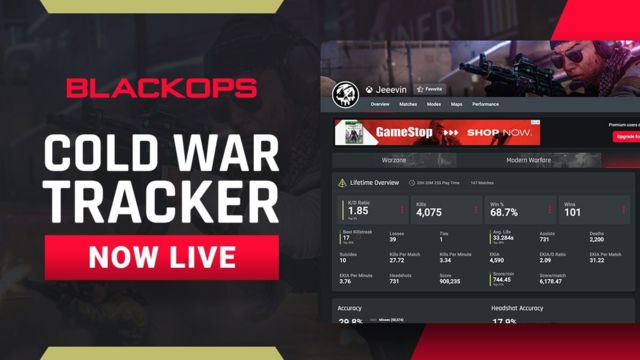 Black Ops Cold War Tracker Is Now Live!