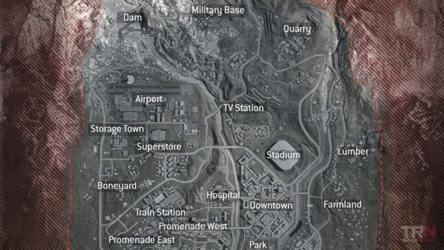 First Look at the Full Battle Royale Map in Call of Duty: Warzone