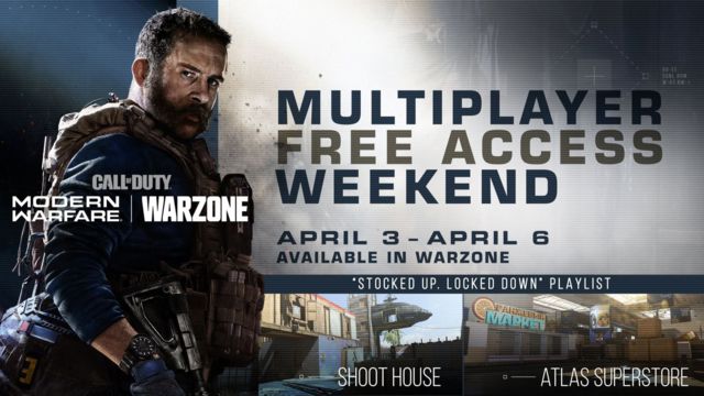 Call of Duty: Modern Warfare Free Multiplayer Access Weekend Begins April 3rd