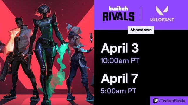 Twitch Rivals Valorant Showcase details
