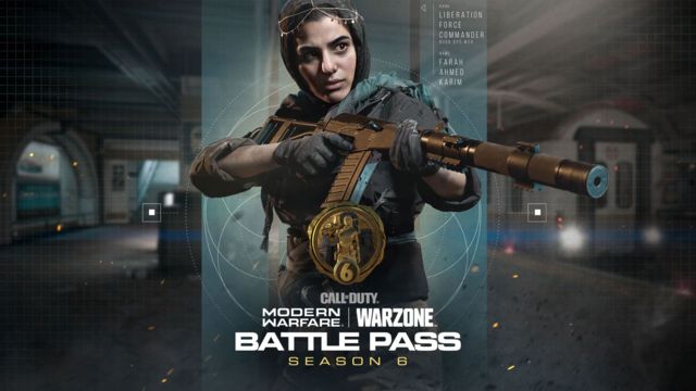 Season 6 Battle Pass Tiers and Rewards in Modern Warfare and Warzone