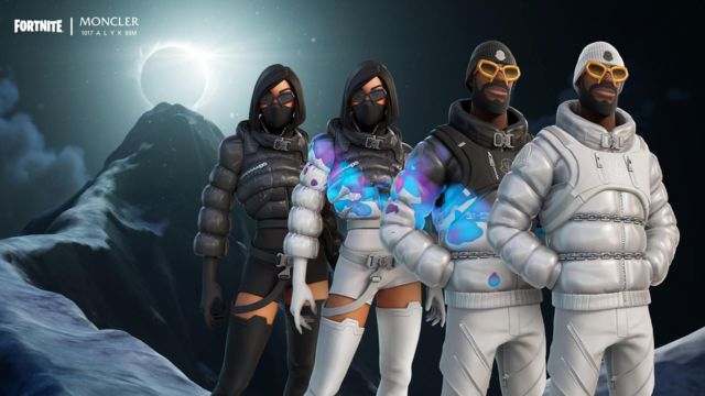 Fortnite x Moncler: New fashion skins react to your environment
