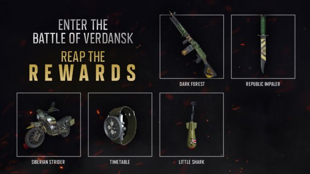 All Rewards for The Battle of Verdansk Event in Warzone