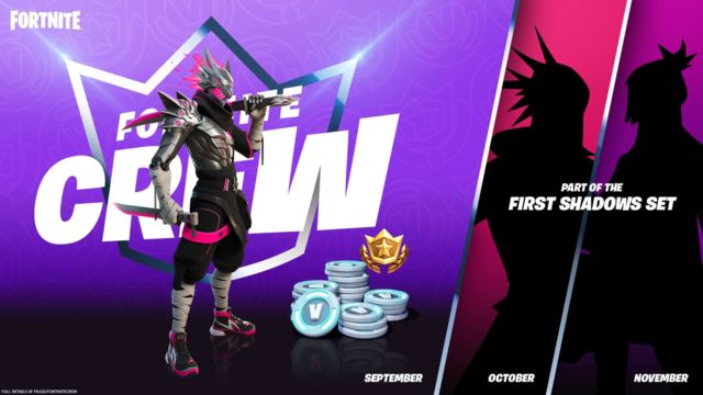 September’s “Burning Wolf” Fortnite Crew skin reveal + Upcoming exclusive Outfits