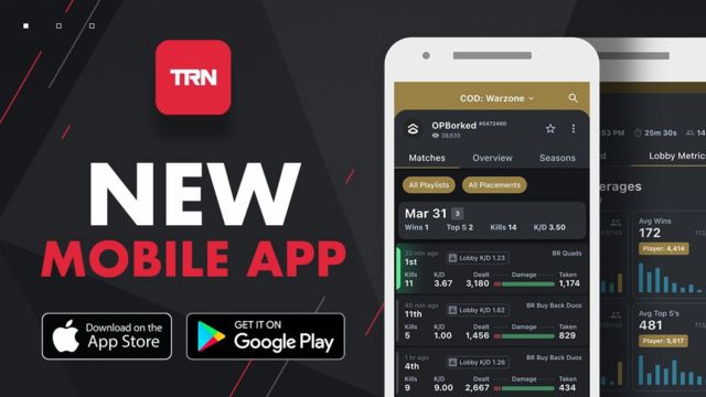 Warzone Stats Available Now in the Tracker Network App