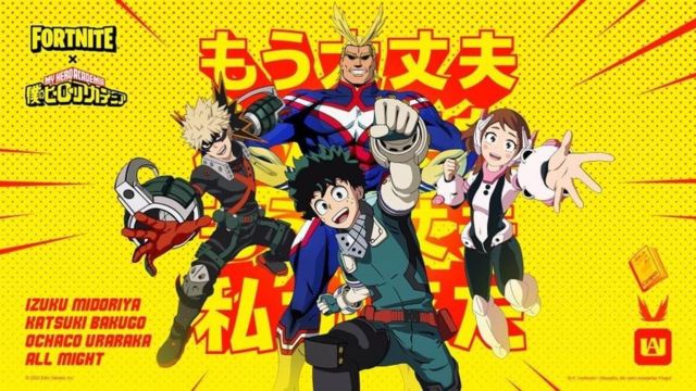 Fortnite x My Hero Academia: Deku’s Smash Mythic, Free cosmetics & new skins
