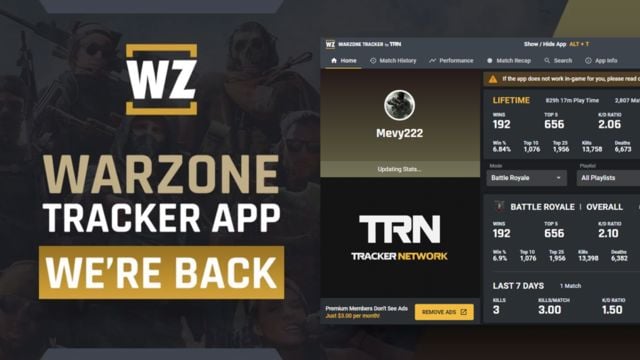 Return Of The Warzone Tracker Overlay!
