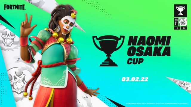 Win 2 Free skins + more in new Fortnite Solo Cup: Naomi Osaka joins the Icon Series