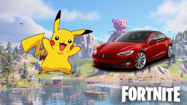 Huge potential upcoming Fortnite collabs ft. Tesla, Pokémon and more