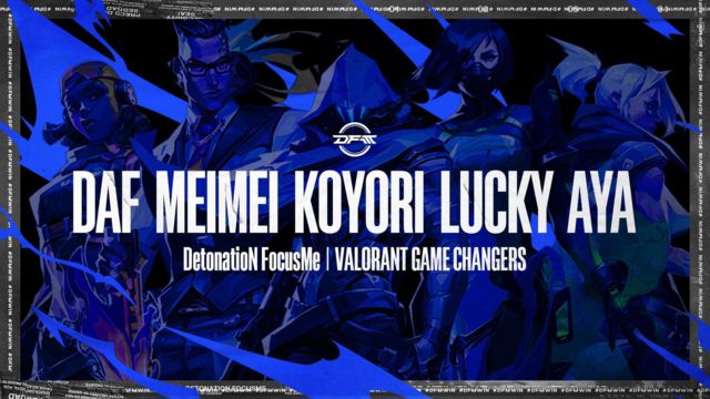 DetonatioN FocusMe reveals VCT Game Changers roster