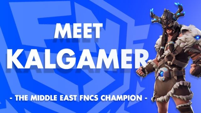 Meet Kalgamer710: The Middle East FNCS Winner!