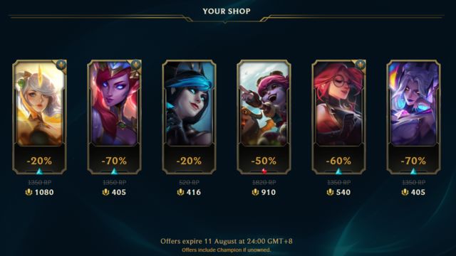 League of Legends Your Shop is Back - Date, Schedule and Skins (July 2023)