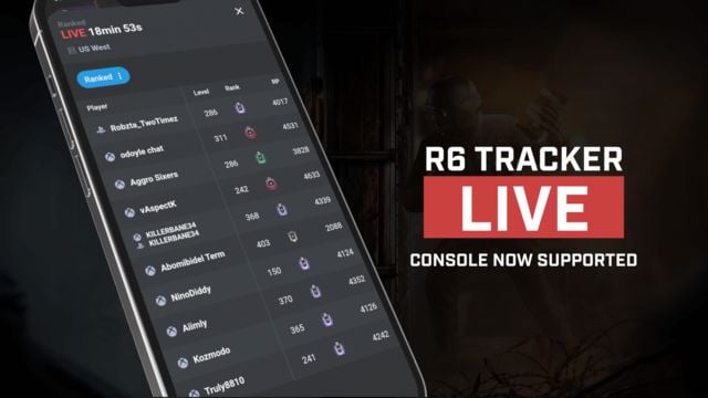 R6: Console Live Match Stat Tracker Is Live!